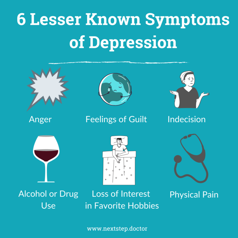 6 Uncommonly Thought Of Depression Symptoms That Shouldn't Go Unnoticed ...