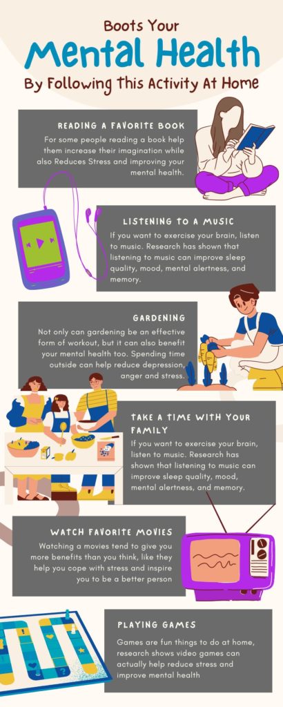 Boost Your Mental Health With These At-home Activities - Next Step 2 